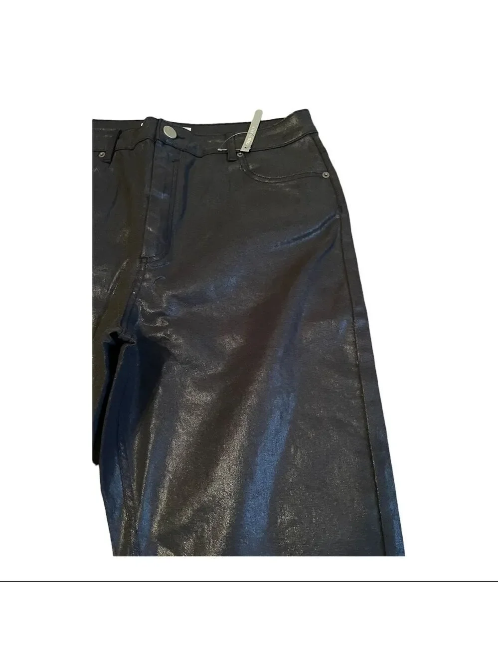 𝅺ASOS shiny denim black jeans